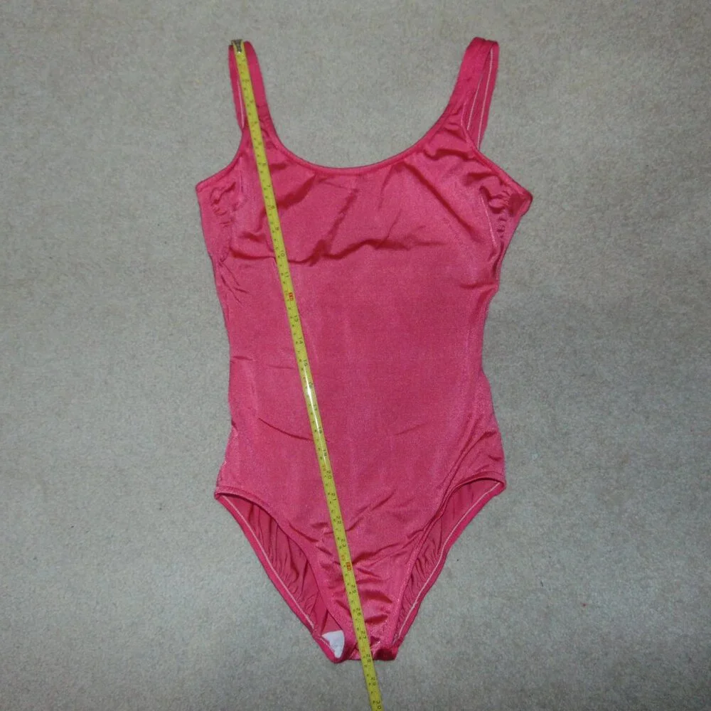 Lands End Raspberry Swimsuit 12L - Picture 5 of 6
